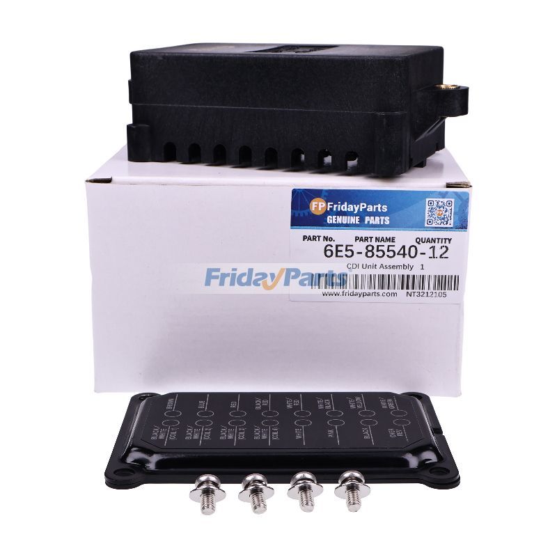 Conjunto de unidad CDI 6E5-85540-12 6E5-85540-10-00 para motor fueraborda Yamaha 115 hp 1984-1989 1991-1998 130 hp 1988-1989