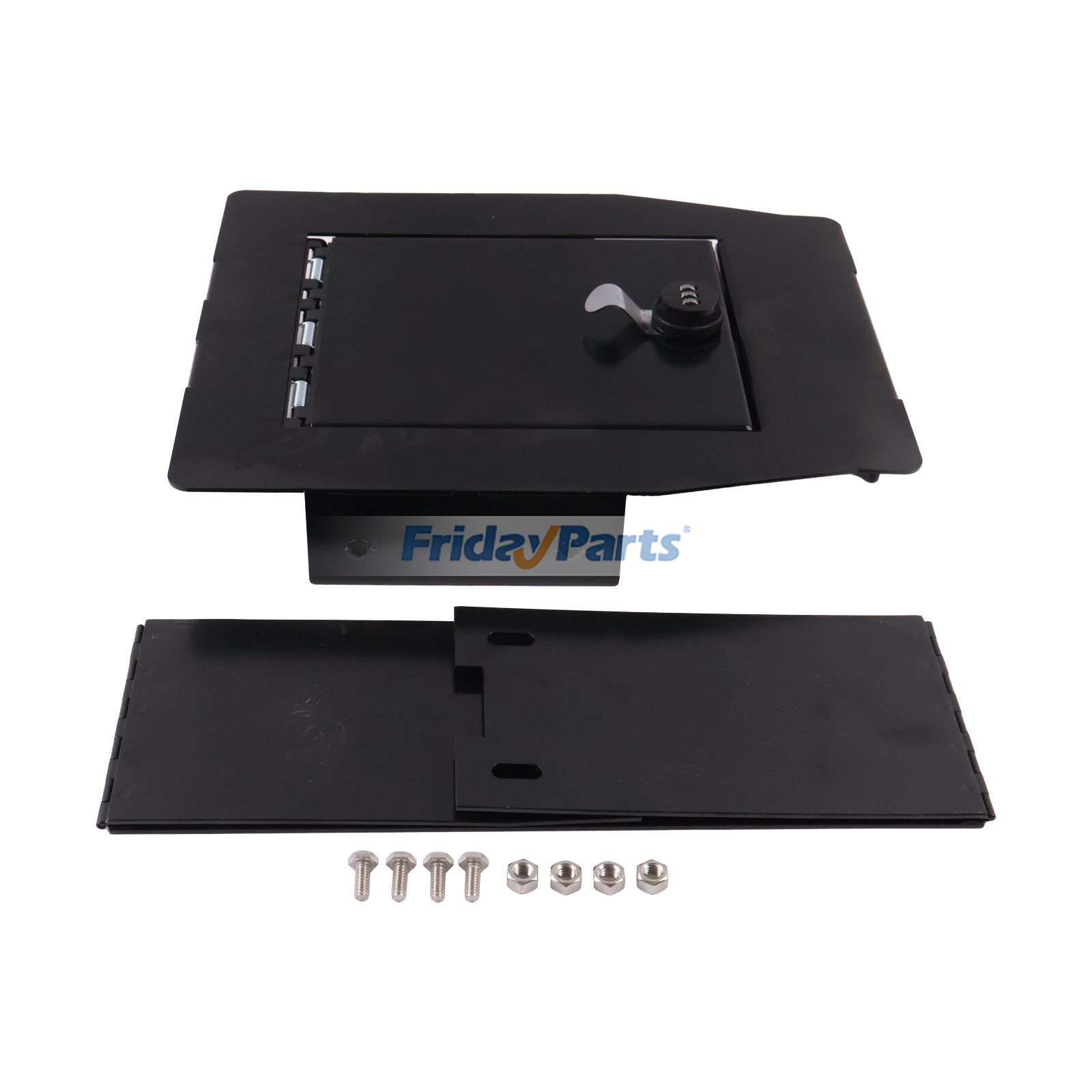 Caja fuerte para consola central VFL3Z-2806202-A para Ford F-150 Lightning, F-250, F-350 Super Duty (2015-2025) de FridayParts