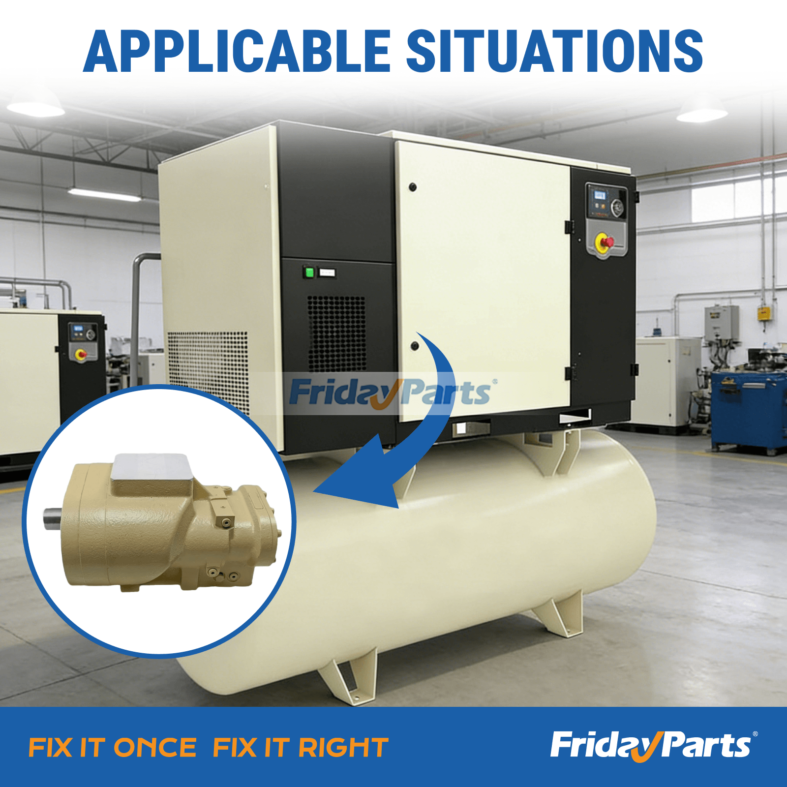  Air End Direct Drive For Ingersoll Rand