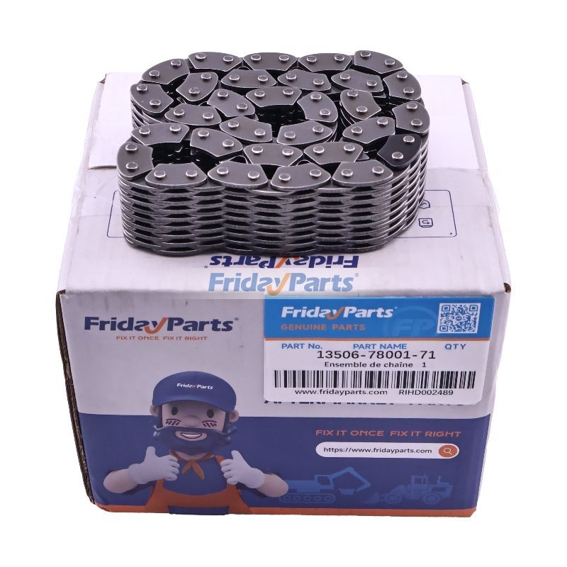 Kettenbaugruppe 13506-78001-71 für Toyota Motor 4P 4Y 5K Gabelstapler 02-2SGH10 2SGH10 02-2SGH7 2SGH7 02-3FGC10 02-3FGC13 02-3FGC15 3FGC10