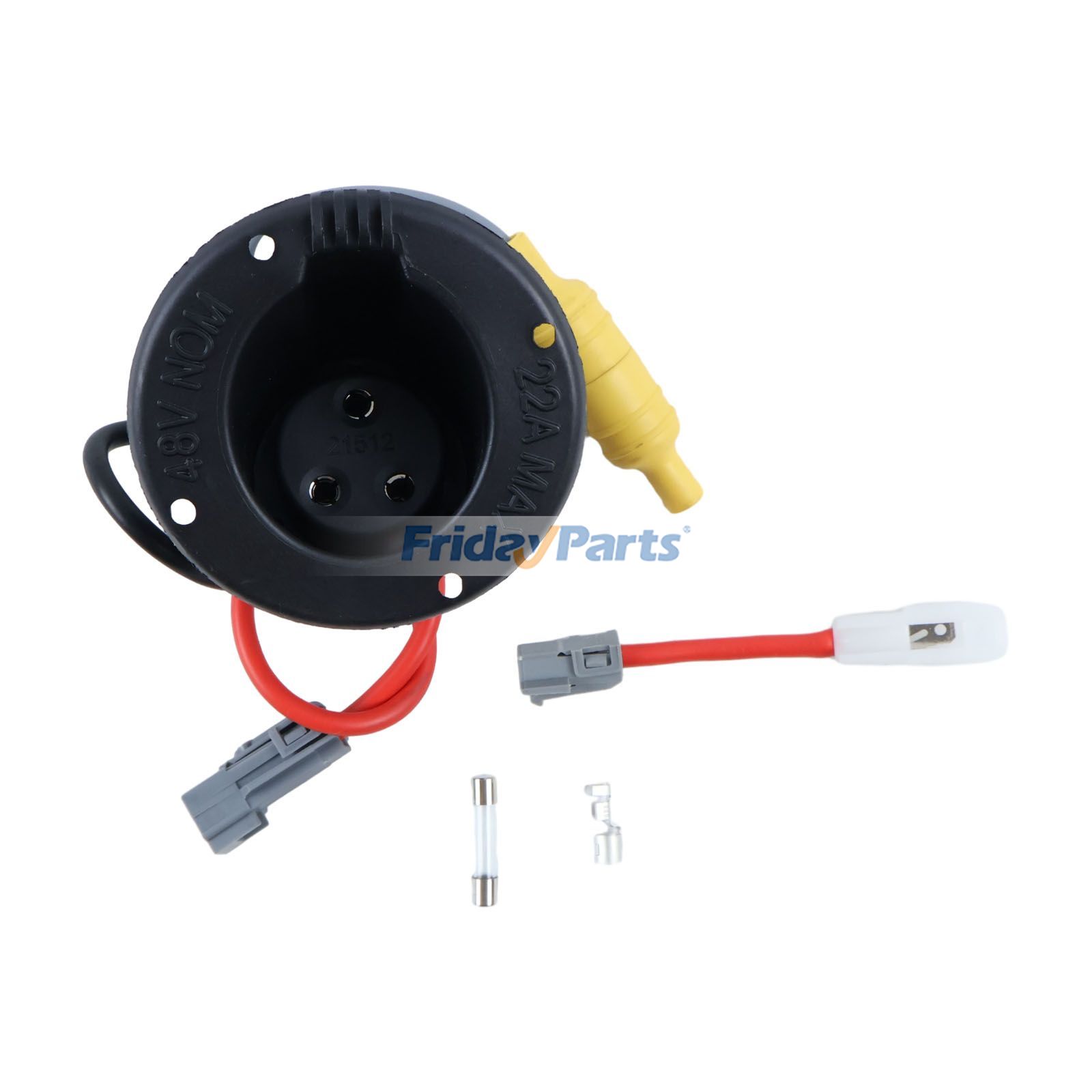 Golf Cart Charging Socket with Wire Kit 