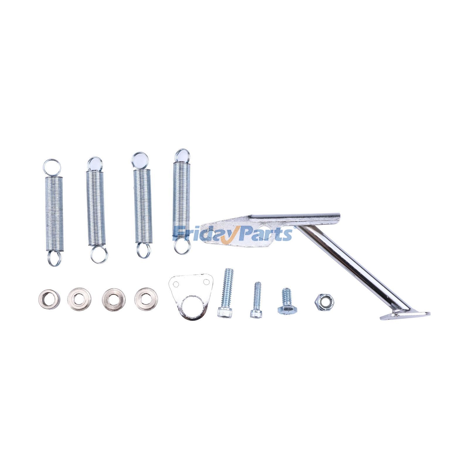 Vehicle Chrome Carburetor Throttle Dual Return Spring Kit
