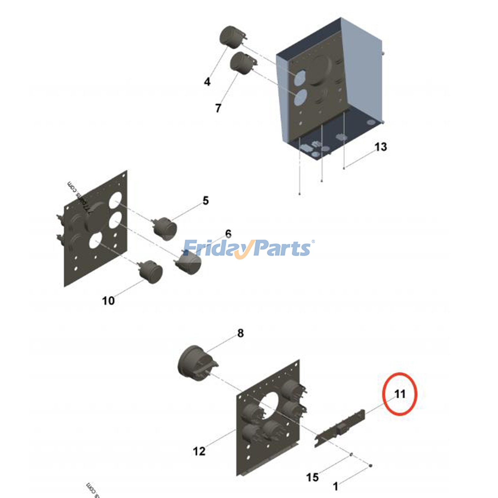 FridayParts Leiterplatte