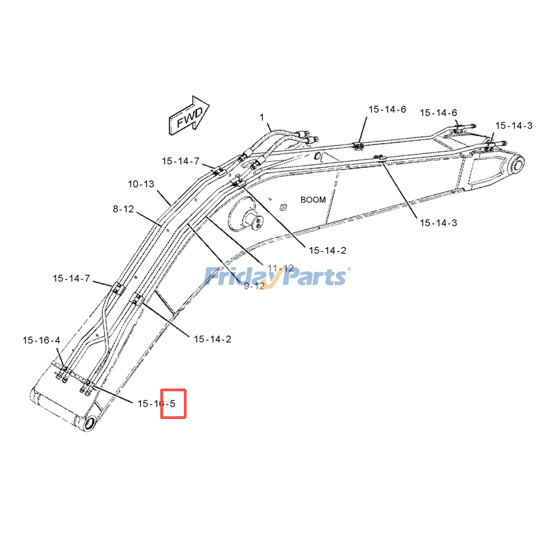Clamp for Engine,Excavator