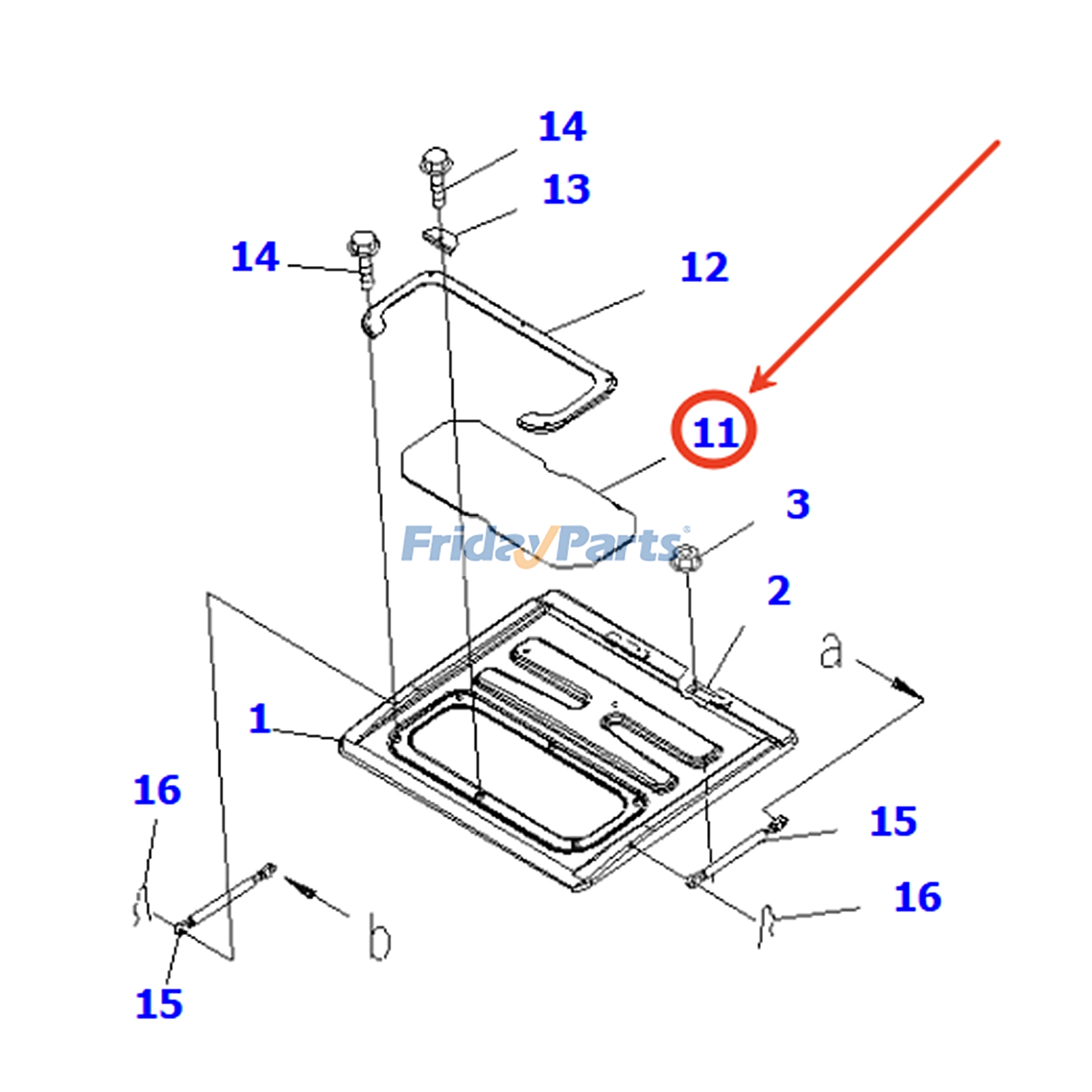 Clear Plate for Excavator