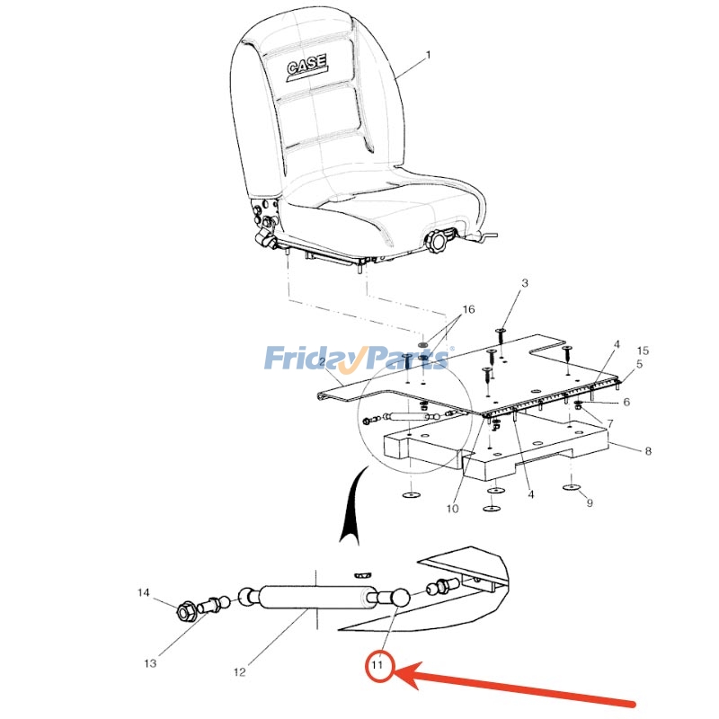 Clip for Dozer,Loader,Tractor