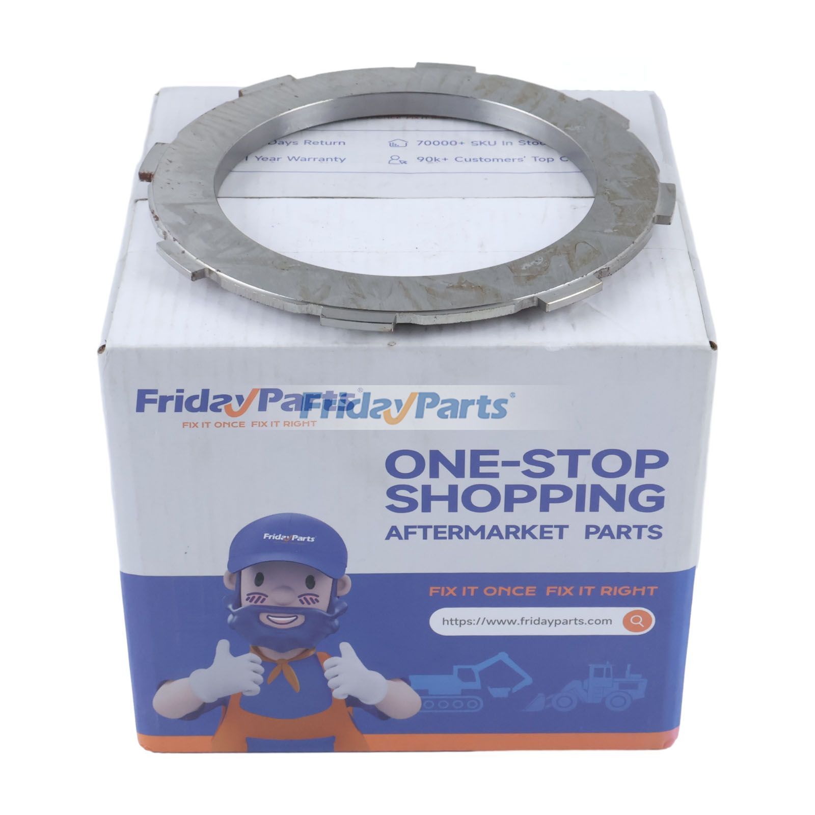 Clutch Backing Plate 32438-22010-71 for Toyota Forklift 02-FDC28 02-FGC28 02-2FG30 02-3FG30 02-3FD30 52-3FD30 02-4FD25 52-4FD25 62-4FGC20 62-FGC23