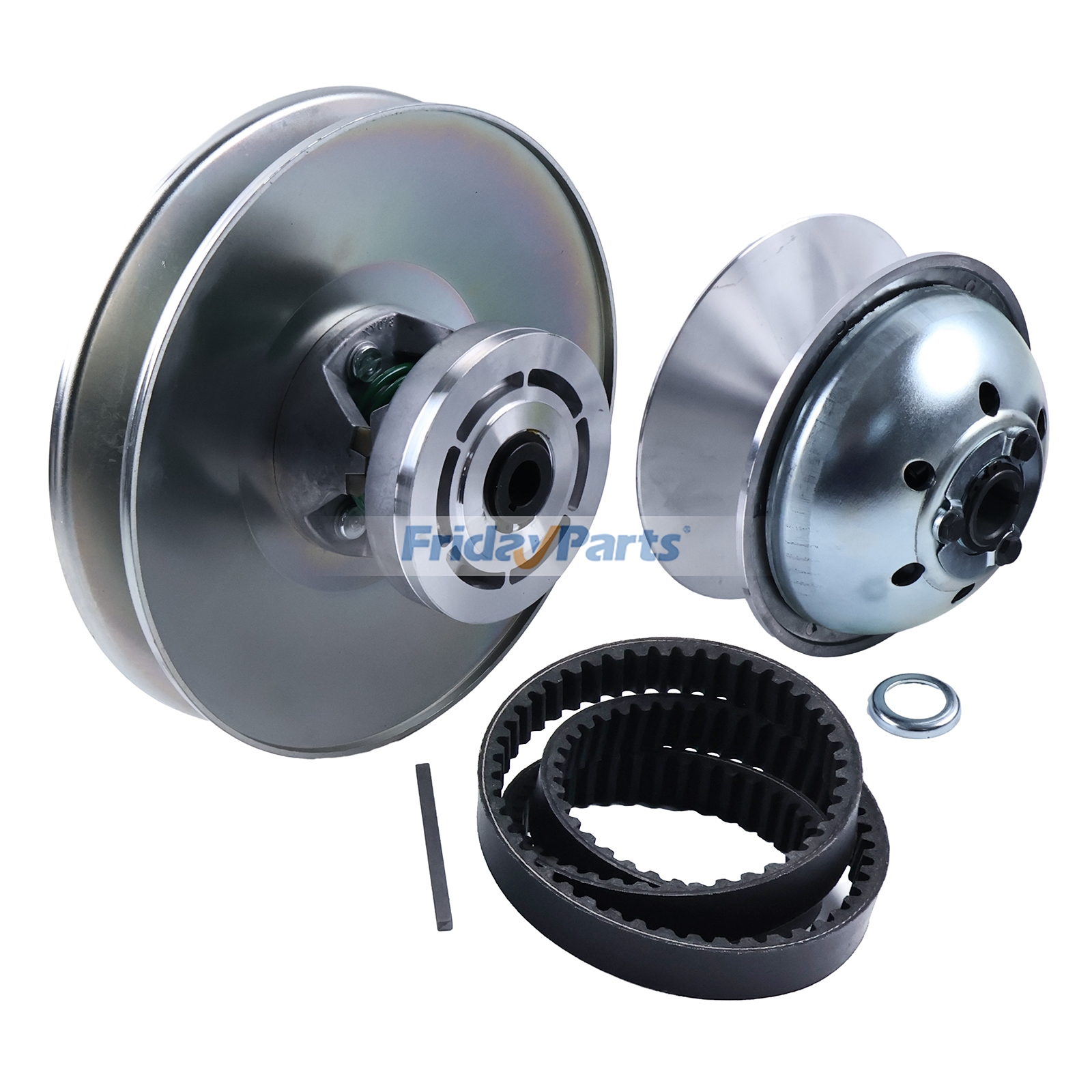 Primary & Secondary Clutch & Belt AM108520 AET10637 RE28721 for John Deere All Material Transporter AMT 600 622 626 for less