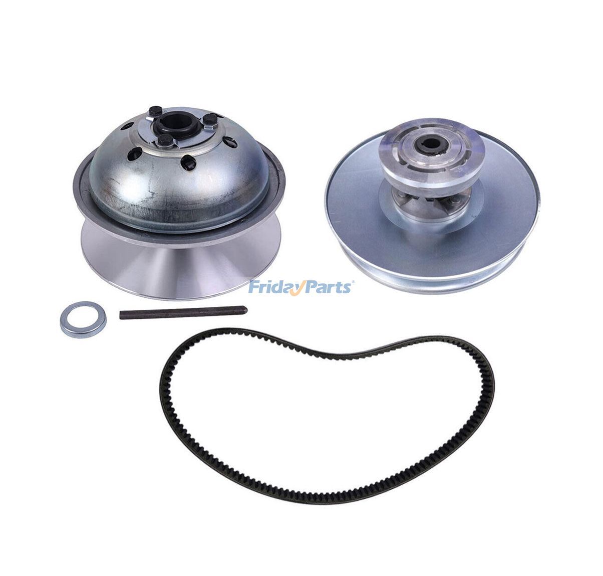 Clutch & Belt Kit AM108520 AET10637 RE28721 for John Deere Gator AMT600 AMT622 AMT626