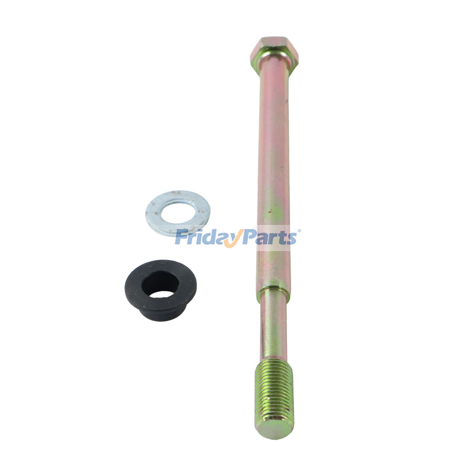 Clutch Bolt and Washer Kit 7518412 5132441 for Polaris Snowmobile shown in a clean square layout. The image displays the clutch bolt and matching washer set arranged neatly on a white background, highlighting the machining details, threads, and fitment qu