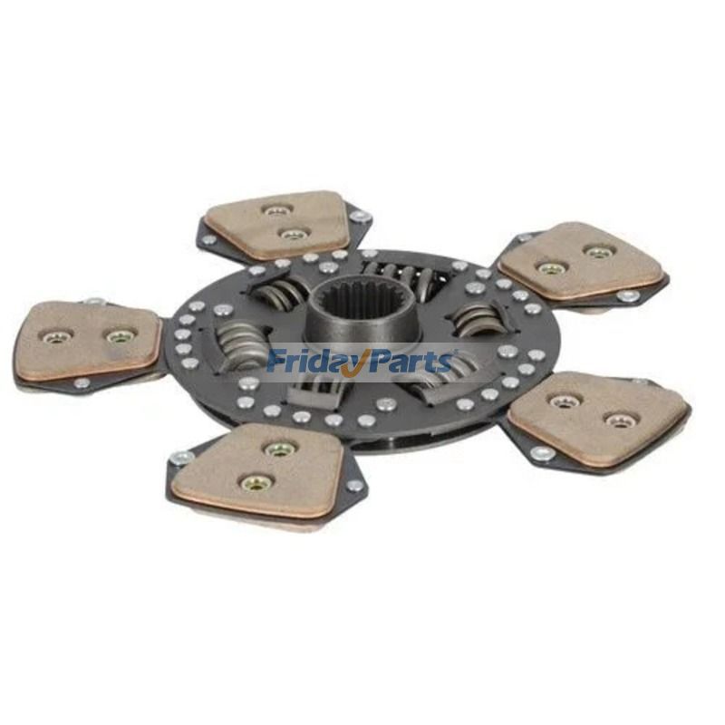 11'' 19 Teeth 1-3/8" Hub 6 Blades Clutch Disc RE64042 RE45661 for John Deere Engine 4045 Tractor 5400 5310 5410 5200 5210 5415 5500 5600 5615 5700 5715