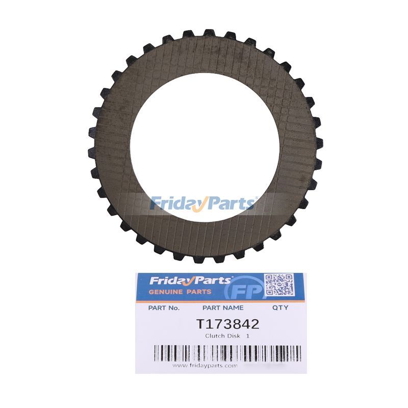 Clutch Disk T173841 for John Deere Engine 6068 6081 6090 Loader 624H 624J 624K 644H 644J 724L