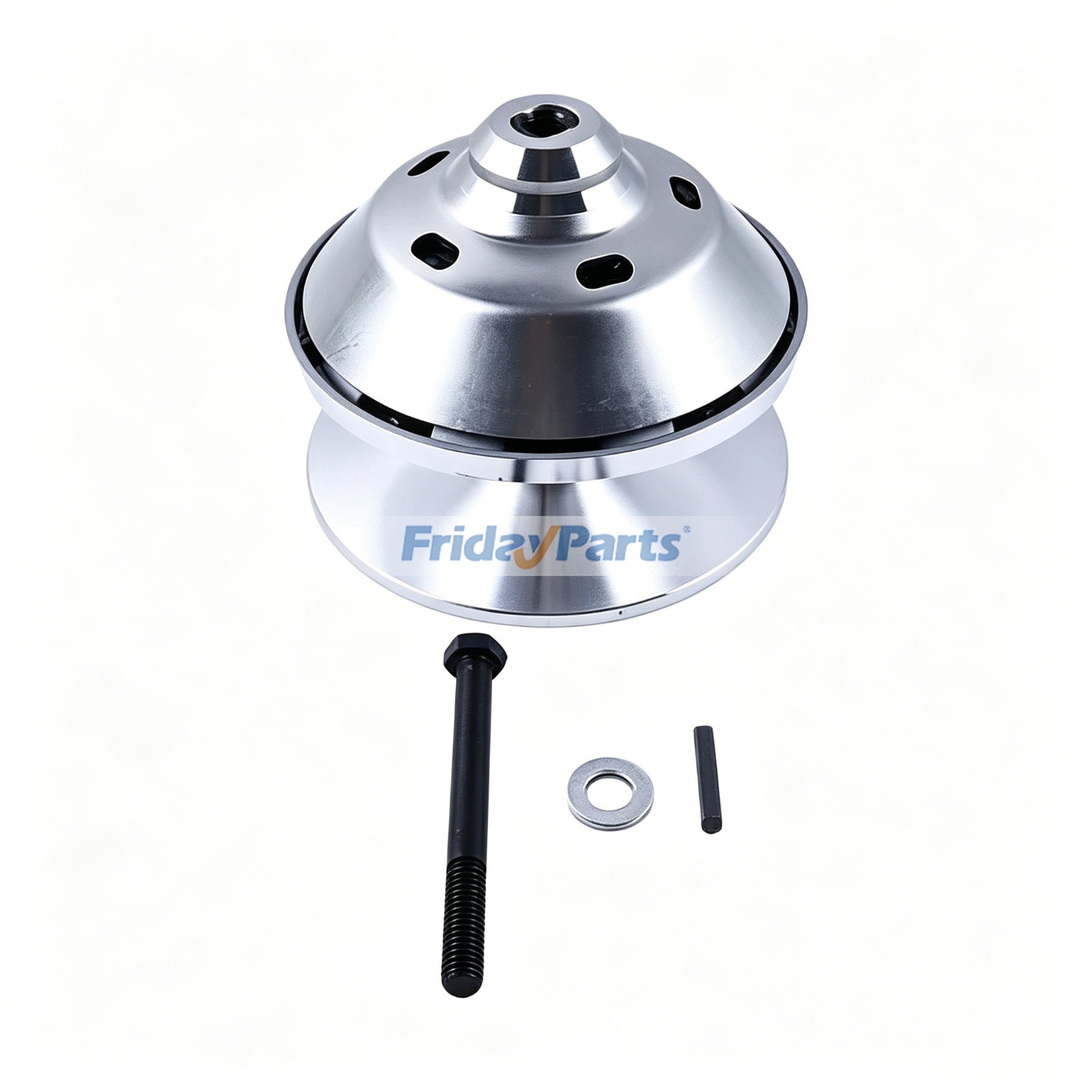 Embreagem para motores de 4 tempos com virabrequim de 1" de diâmetro e chaveta de 1/4" - Substitui Comet 206095A para Motor