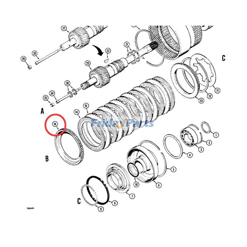 FridayParts Kupplungsscheibe