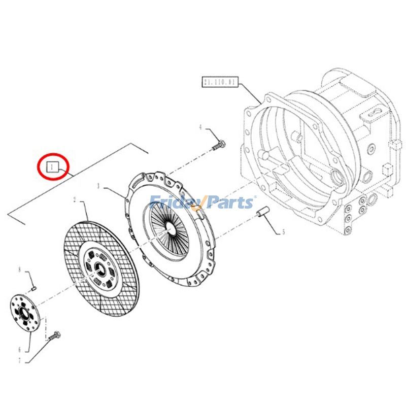 Couvercle d'embrayage de FridayParts
