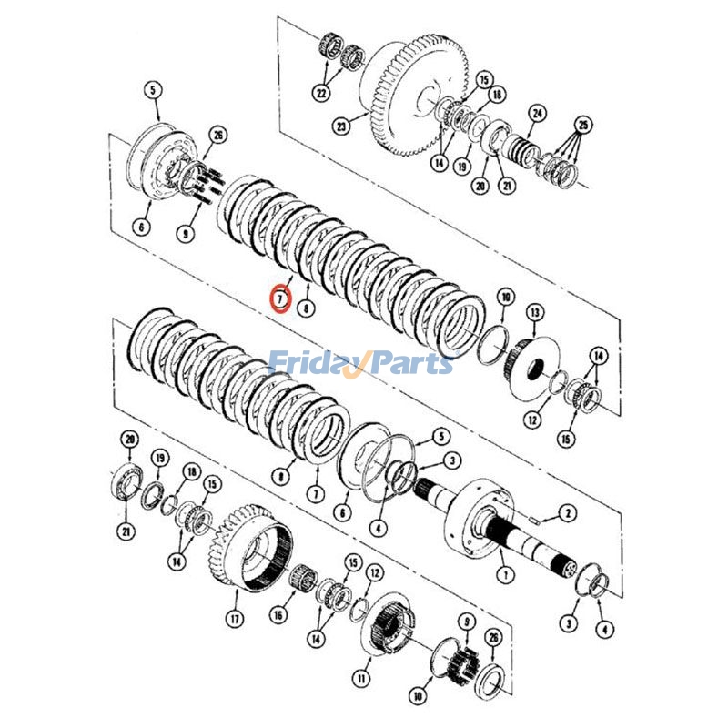 トラクター クラッチプレート