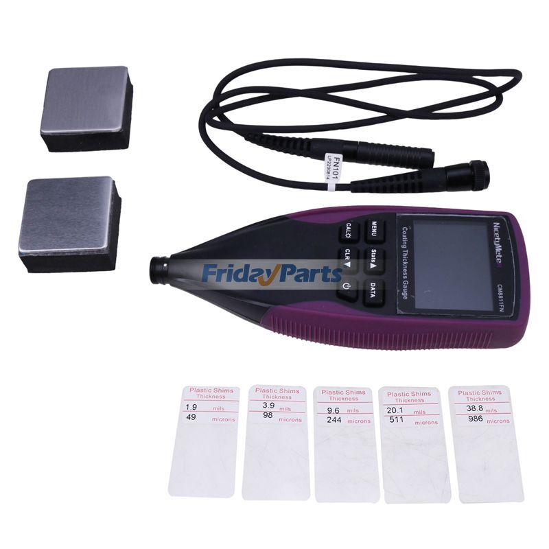 Plage de mesure de l'épaisseur du revêtement : 0-1250 μm / 0-50 milpour Autres