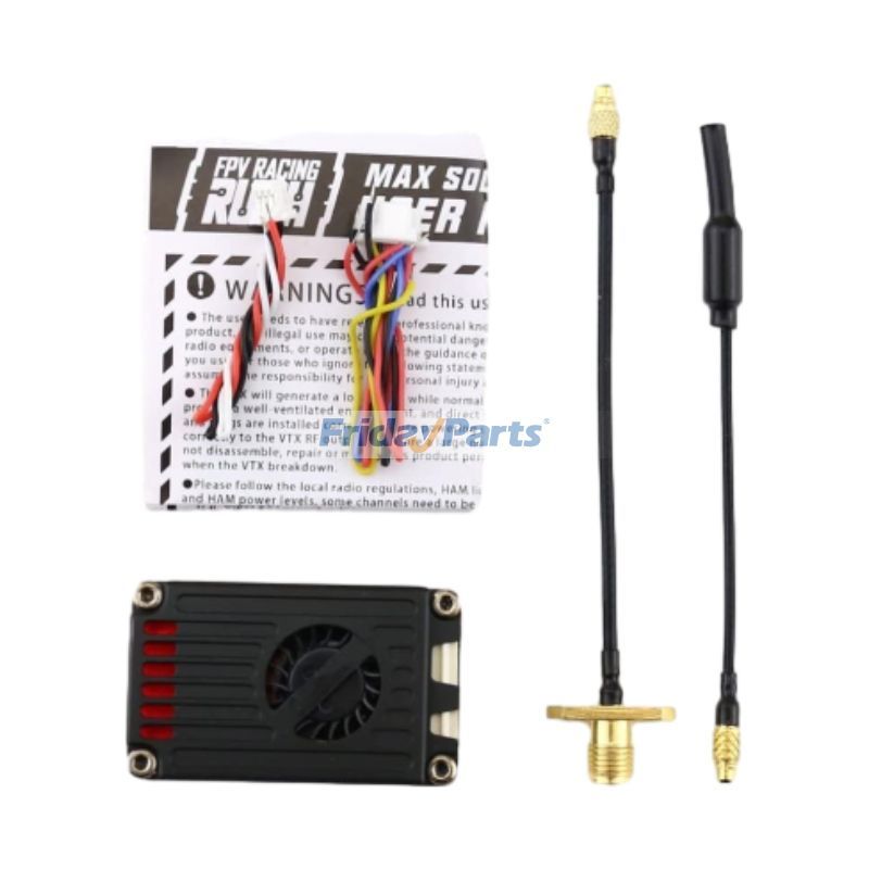 Émetteur FPV CNC Shell VTX 2,5 W 5,8 GHz pour drone multirotor Rush RC FPV Racing