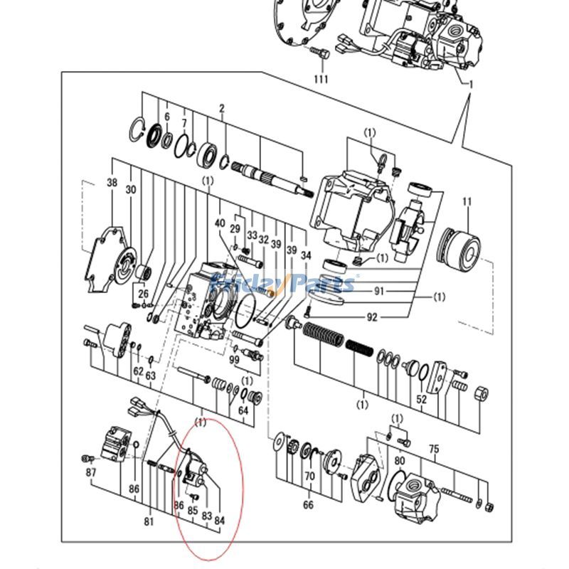 Coil Hydraulic Pump PSVD2-17E-23 in Stock in China
