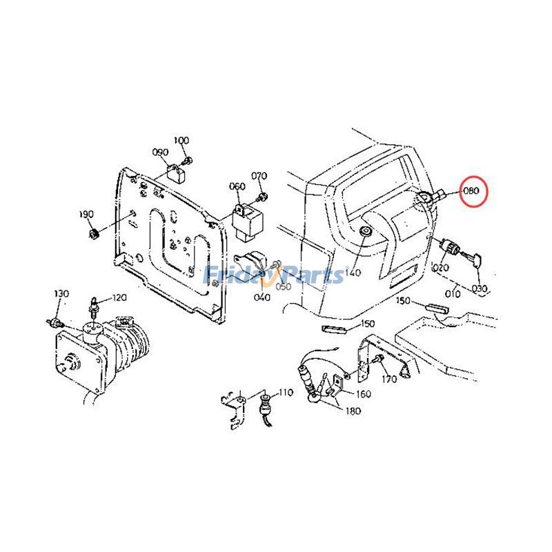 Interrupteur combiné Pour KUBOTA