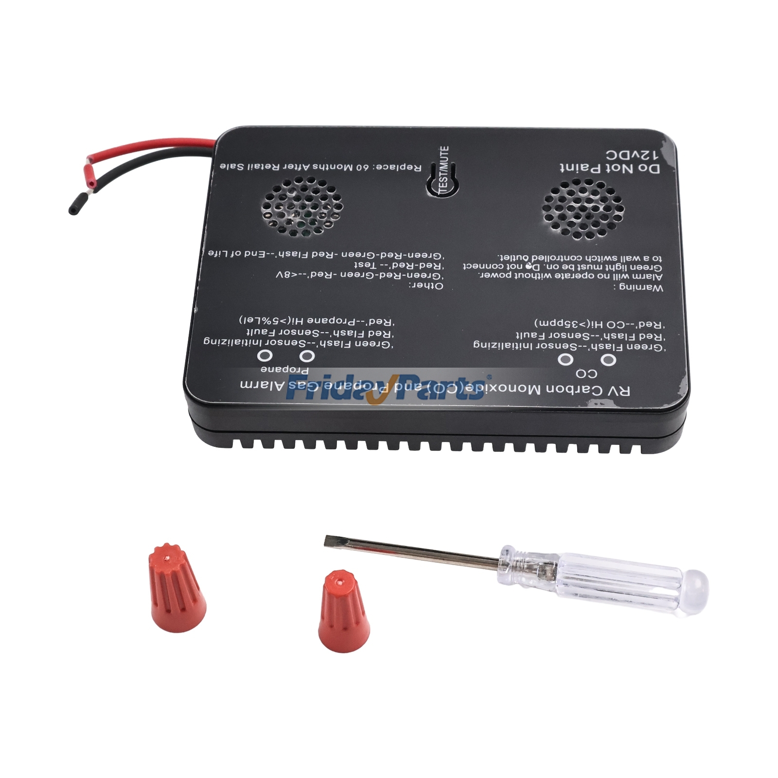 Combo Carbon Monoxide Propane Alarm for Vehicle
