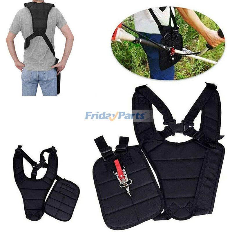 草刈り機,その他の農業機械 ダブルショルダートリマー パッド入りベルトハーネスストラップ