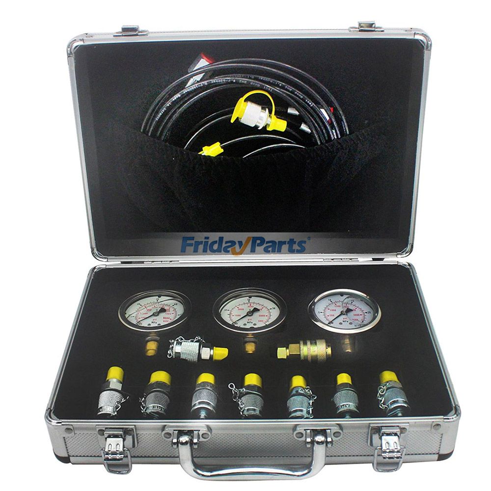 buy Common Hydraulic Pressure Testing Kit Excavator Hydraulic Gauge Kit