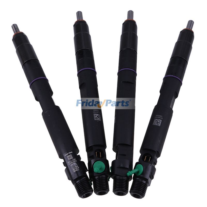 4 Pieces Common Rail Fuel Injector 320/06881 for JCB Engine 444 Skid Steer Loader 225 260 280 300 330