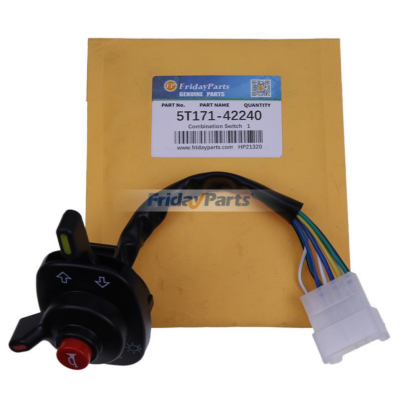 Compatible with Combination Switch 5T171-42240 for Kubota Harvester 588I-G 688 888