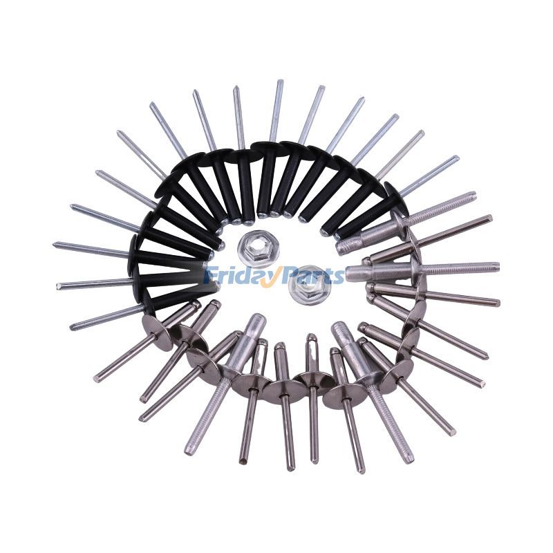 Kompletter Karosserie-Nieten-Hardware-Satz 608456 750102PKG für EZ-GO Golfwagen TXT Gas & Electric 1994-Up