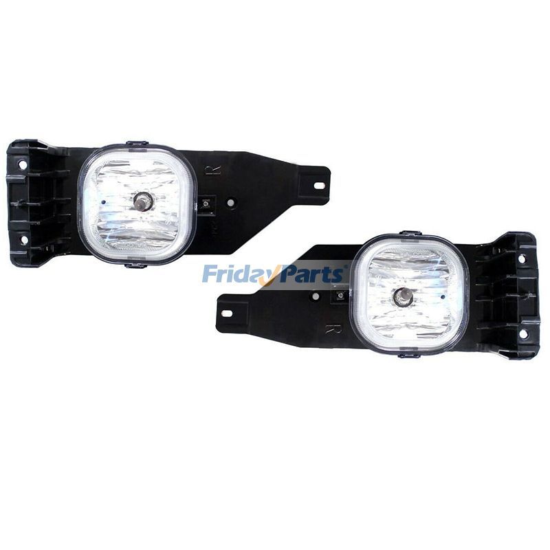 Komplettes Nebelscheinwerfer-Set mit klarer Linse und H10-Glühbirne für 05-07 Ford F250 F350 F450