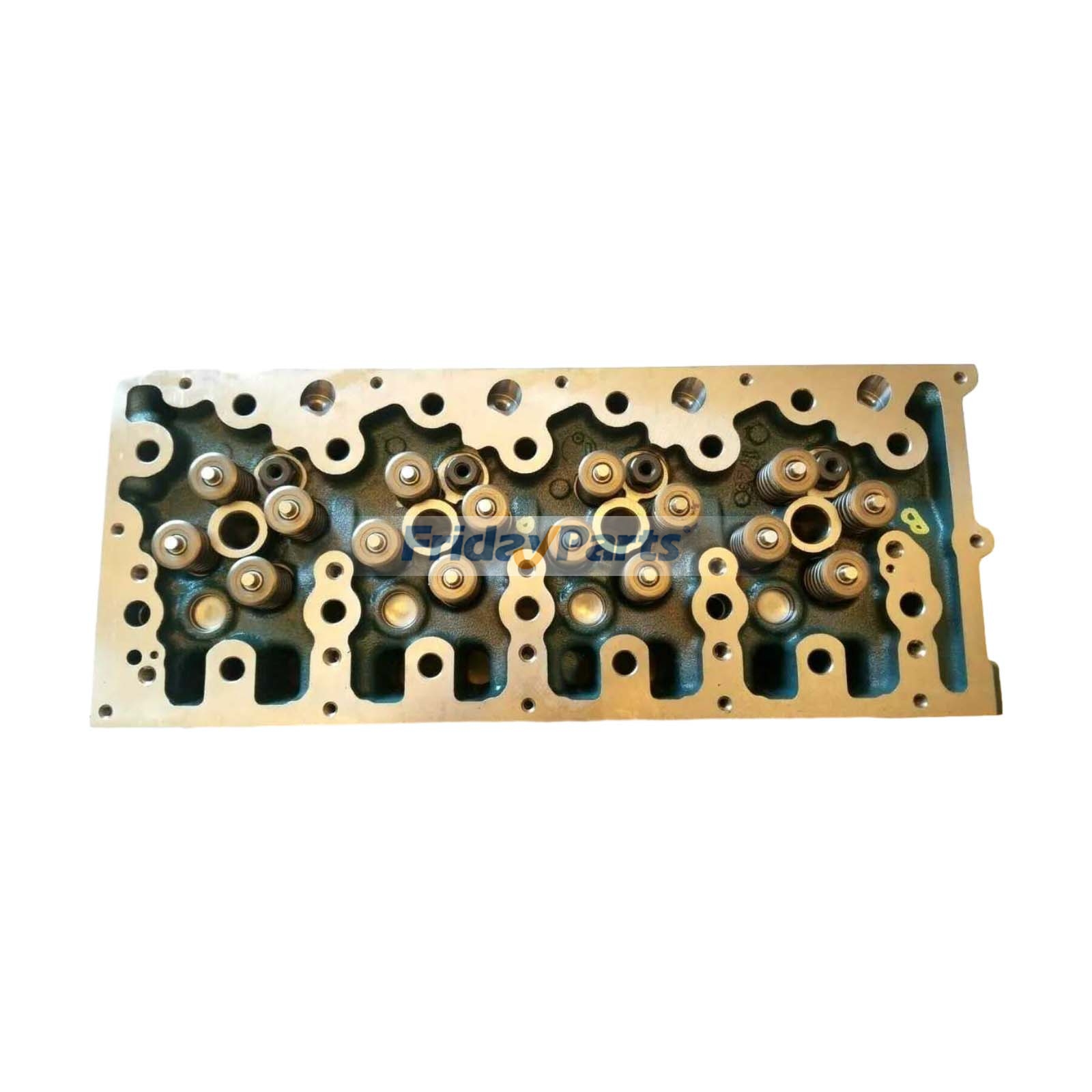Doosan Engine D34 Complete Cylinder Head With Valves and Springs 7298788 for Bobcat Loader S740 S750 S770 S870 T740 T750 T770 T870