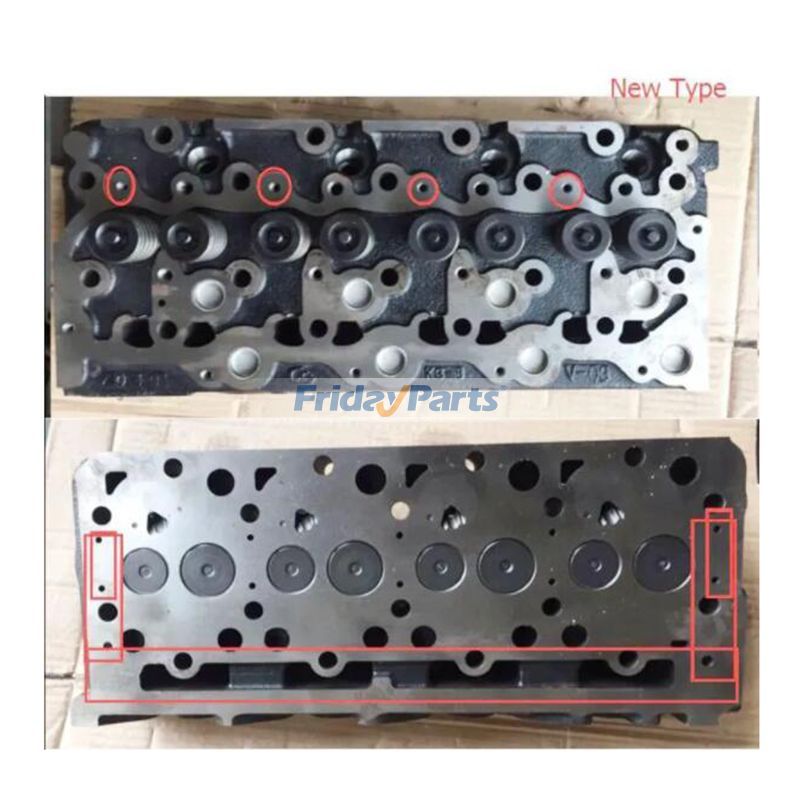 -M-E2B-M-E3B-M-EB Complete Cylinder Head With Full Gasket Kit Wheel R510 R510B for Engine,Excavator,Generator,Loader,Tractor