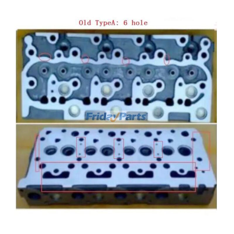 Engine,Excavator,Generator,Loader,Tractor -M-E2B-M-E3B-M-EB Complete Cylinder Head With Full Gasket Kit Wheel R510 R510B