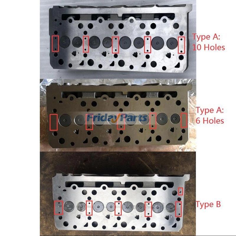 Culata completa con kit de juntas completo 6685503 para motor Kubota V2203 para cargadora Bobcat S150 S16 S175 S510 S160 S18 S450 S130 S185 T140 B300 de FridayParts