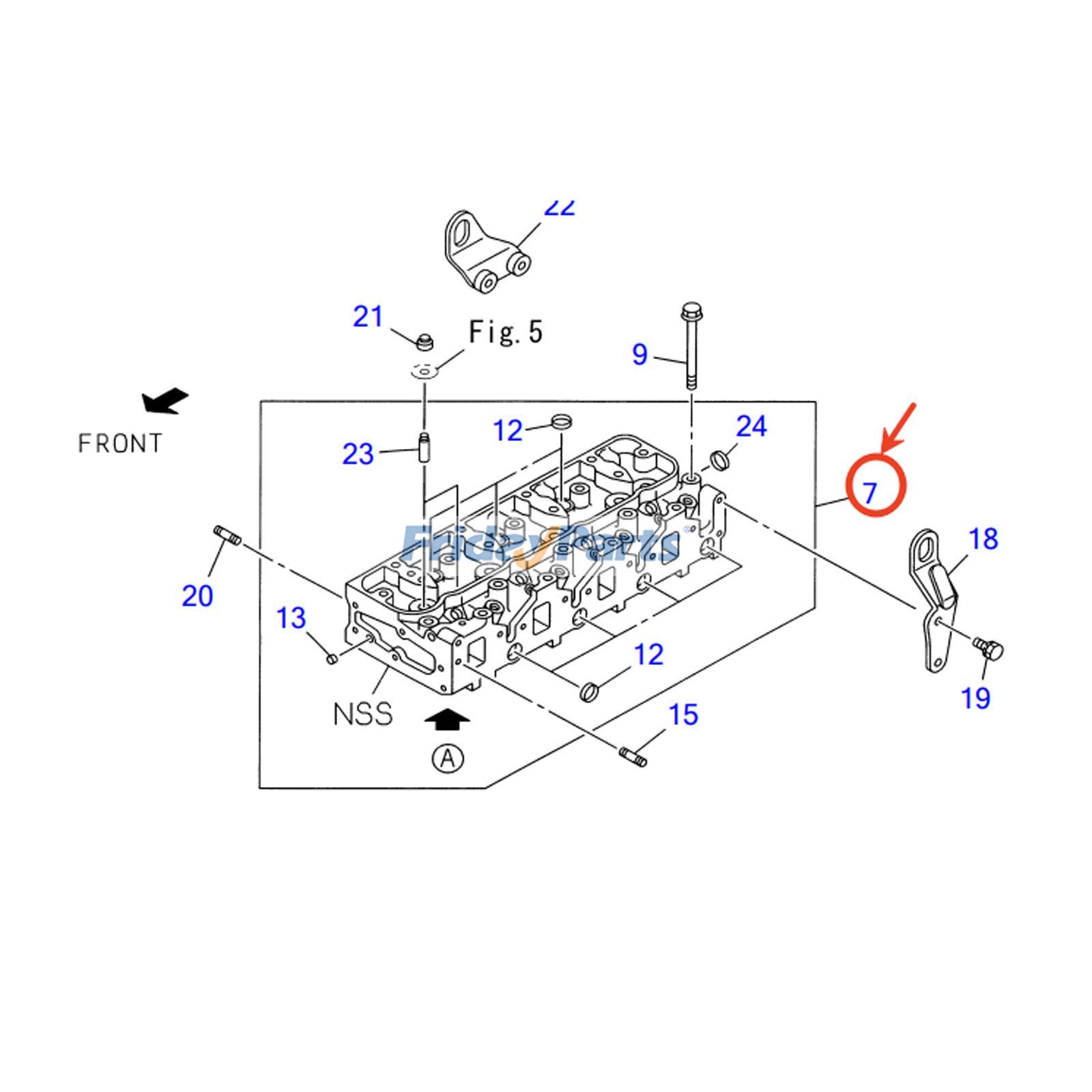 FridayParts Kompletter Zylinderkopf