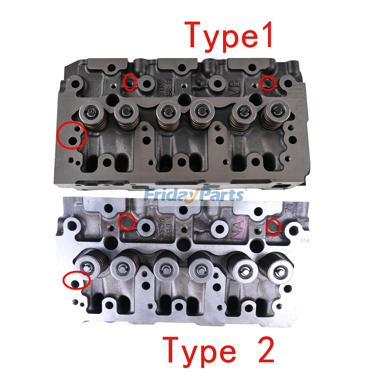 Cylinder Head with Full Gasket Kit for Engine,Excavator