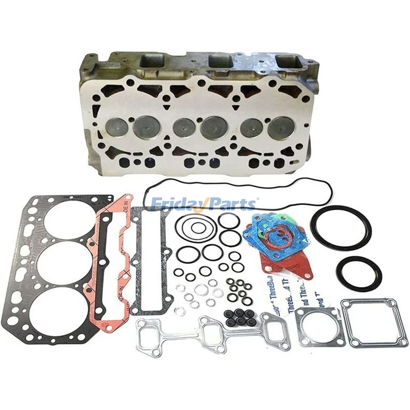 Complete Cylinder Head With Full Gasket Kit for Yanmar Engine 3TNV88 Hitachi Excavator ZAXIS27U-2 ZAXIS35U-2