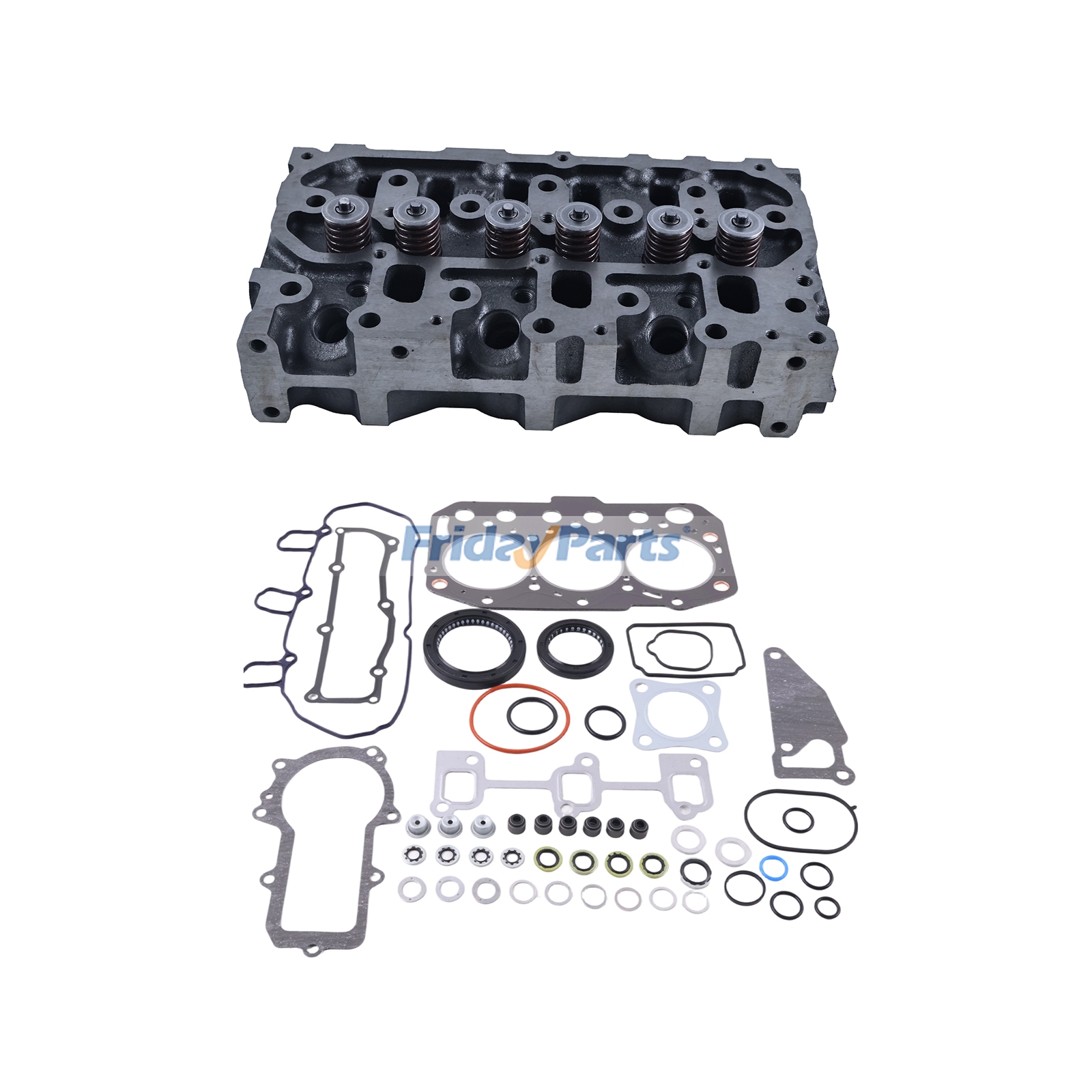 Complete Cylinder Head With Valves & Full Gasket Set 119517-11740 for Yanmar Engine 3TNM72