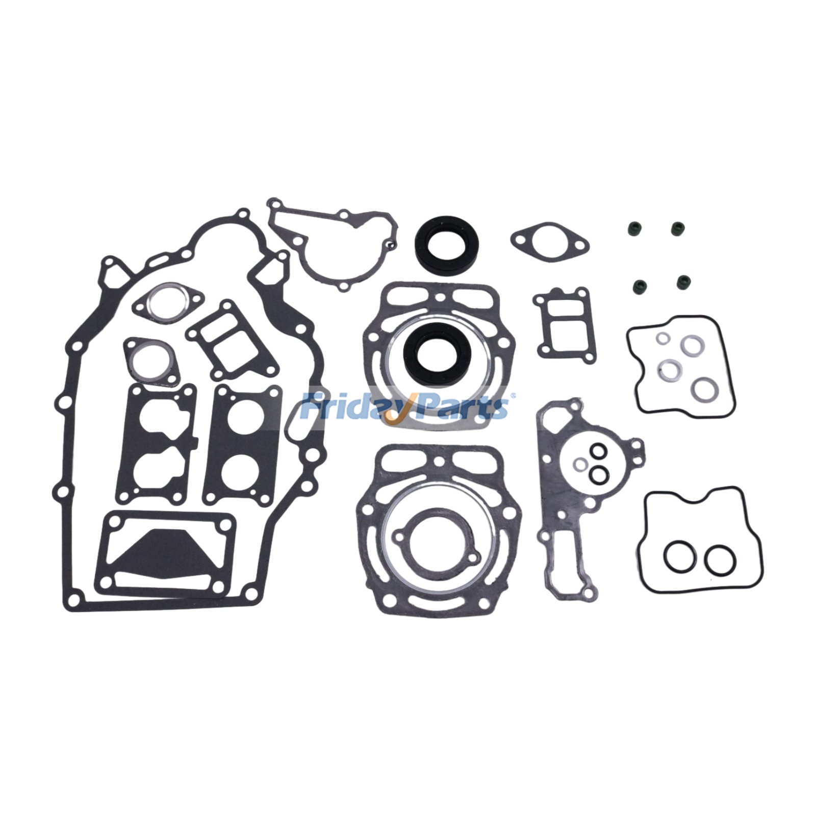 カワサキ UTV ミュール 2500 2510 2520 3000 4010 KAF620 用オイルシール付きエンジンガスケットセット一式