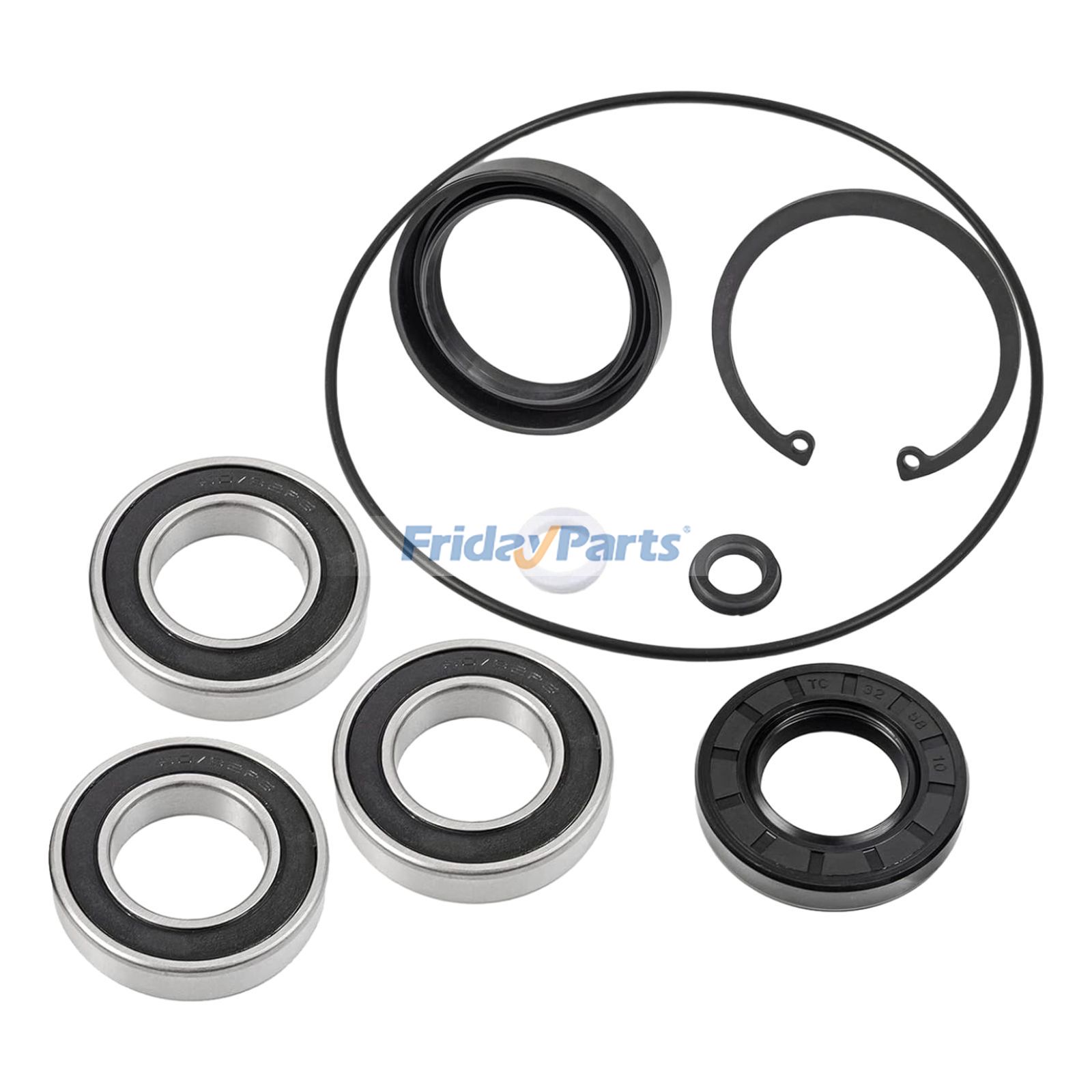 Komplettes Dichtungsset für den Wiederaufbau der Hinterachse 91208-HF7-005 für Honda ATV TRX250 Recon 1997-2017