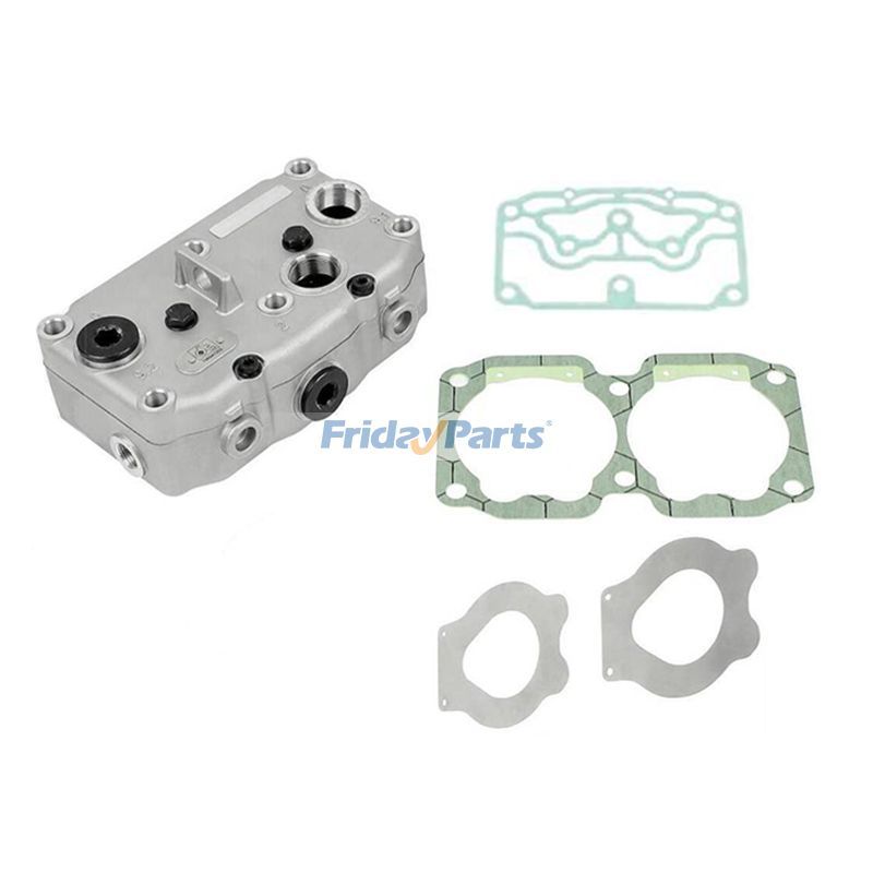 ボルボ F12 F16 トラック用コンプレッサー シリンダー ヘッド コンプリート 1325849
