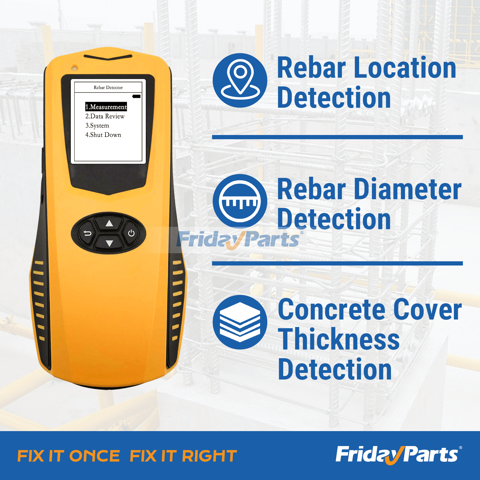 Détecteur de barres d'armature en béton pour Autres Pour AUTRE MARQUE