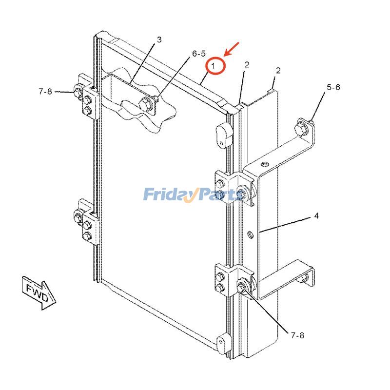 Condenser for Engine,Excavator