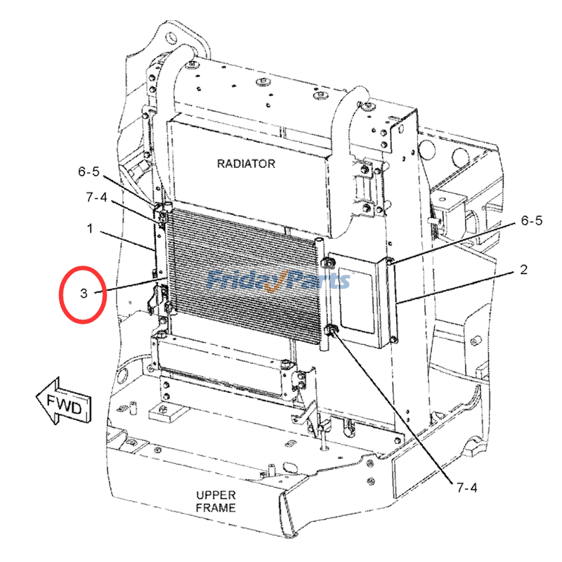 FridayParts Condensererpillar