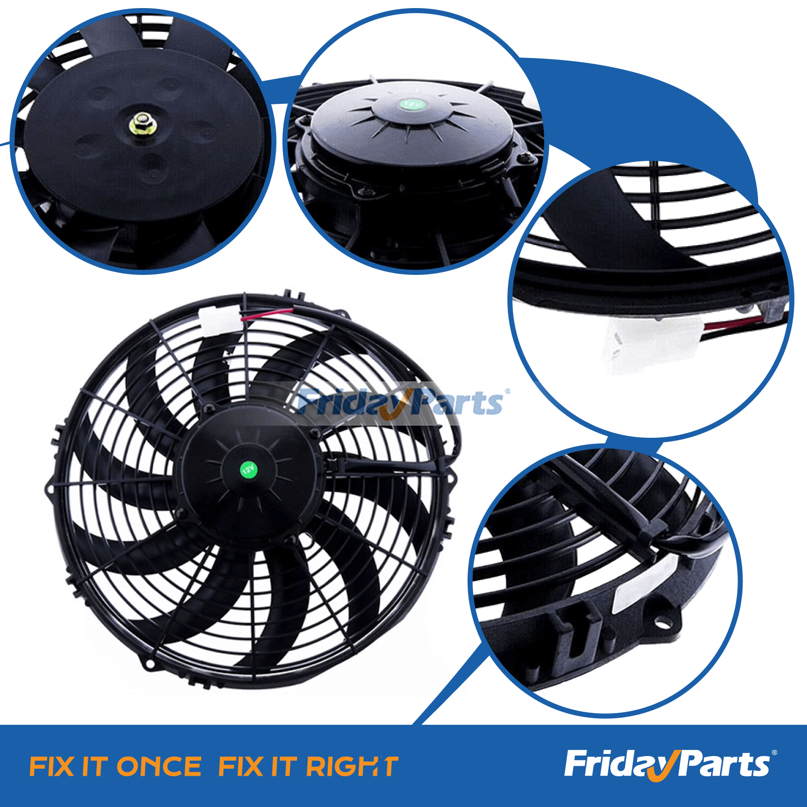  Condenser Fan Tripac and Evolution APU 12V For Thermo King