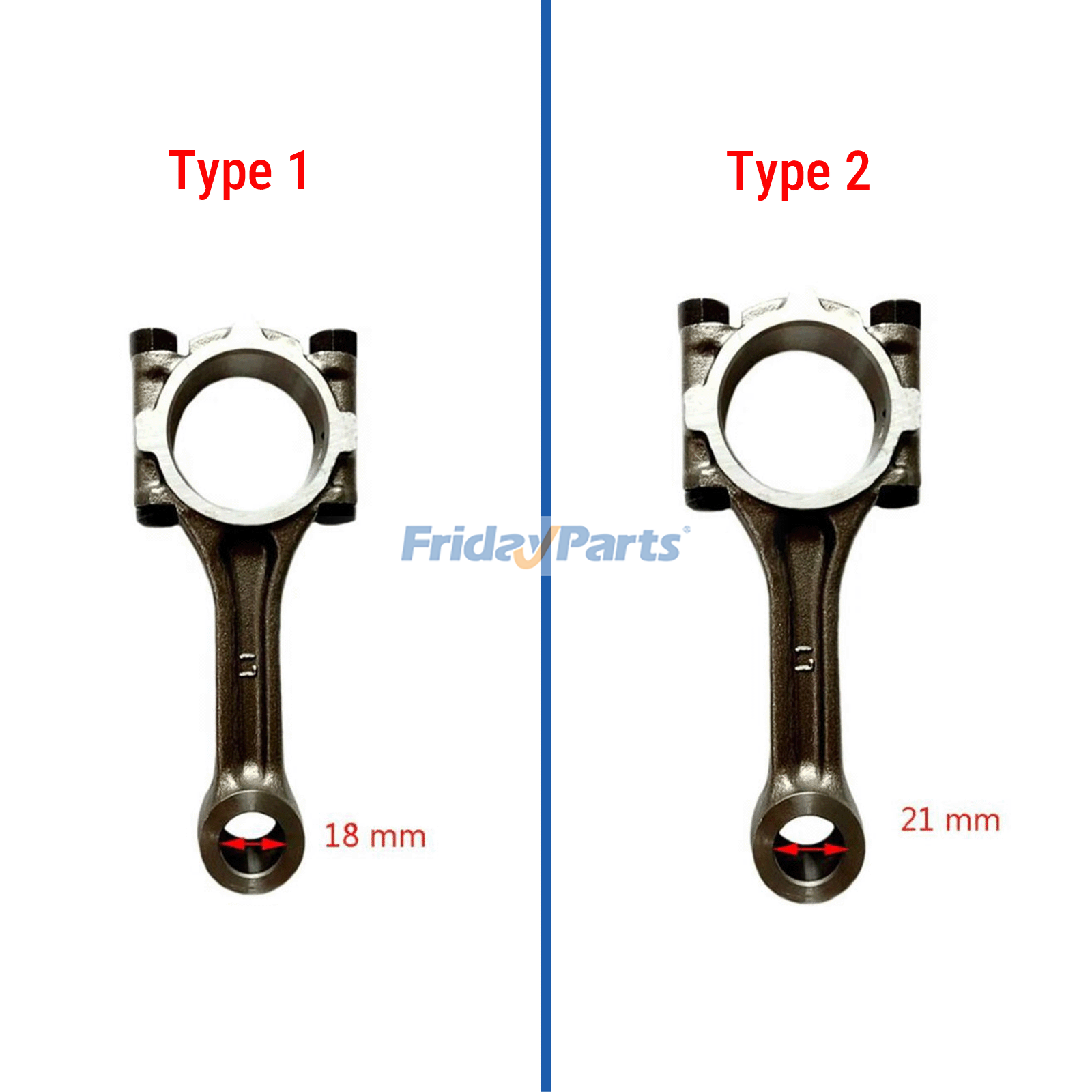 Biela 30L19-00053 30L19-00030 para motor Mitsubishi L2E L3E L3E2 L3C L2C 