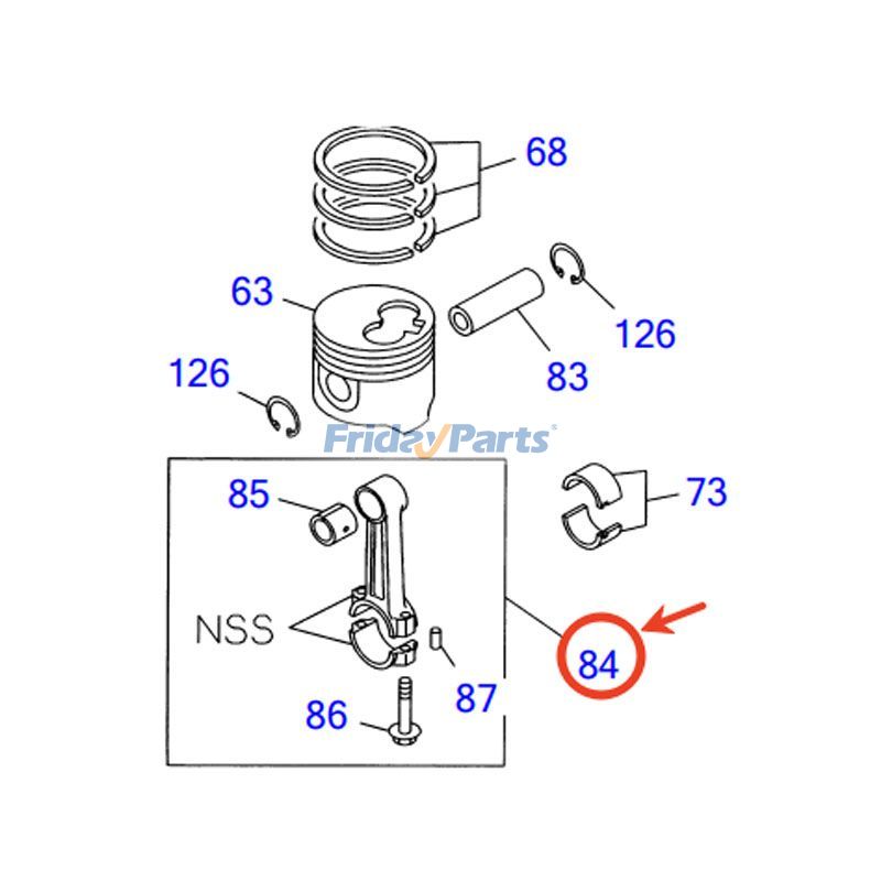 Pleuelstangenbaugruppefür Motor,Lader