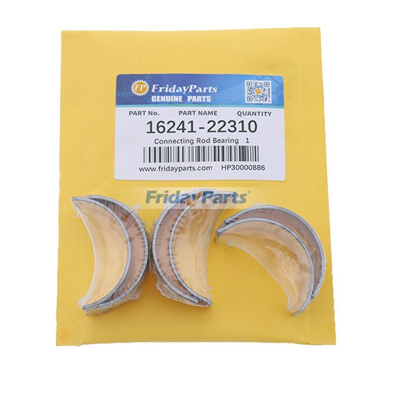 1 jeu de roulements de bielle pour moteur Kubota D1105