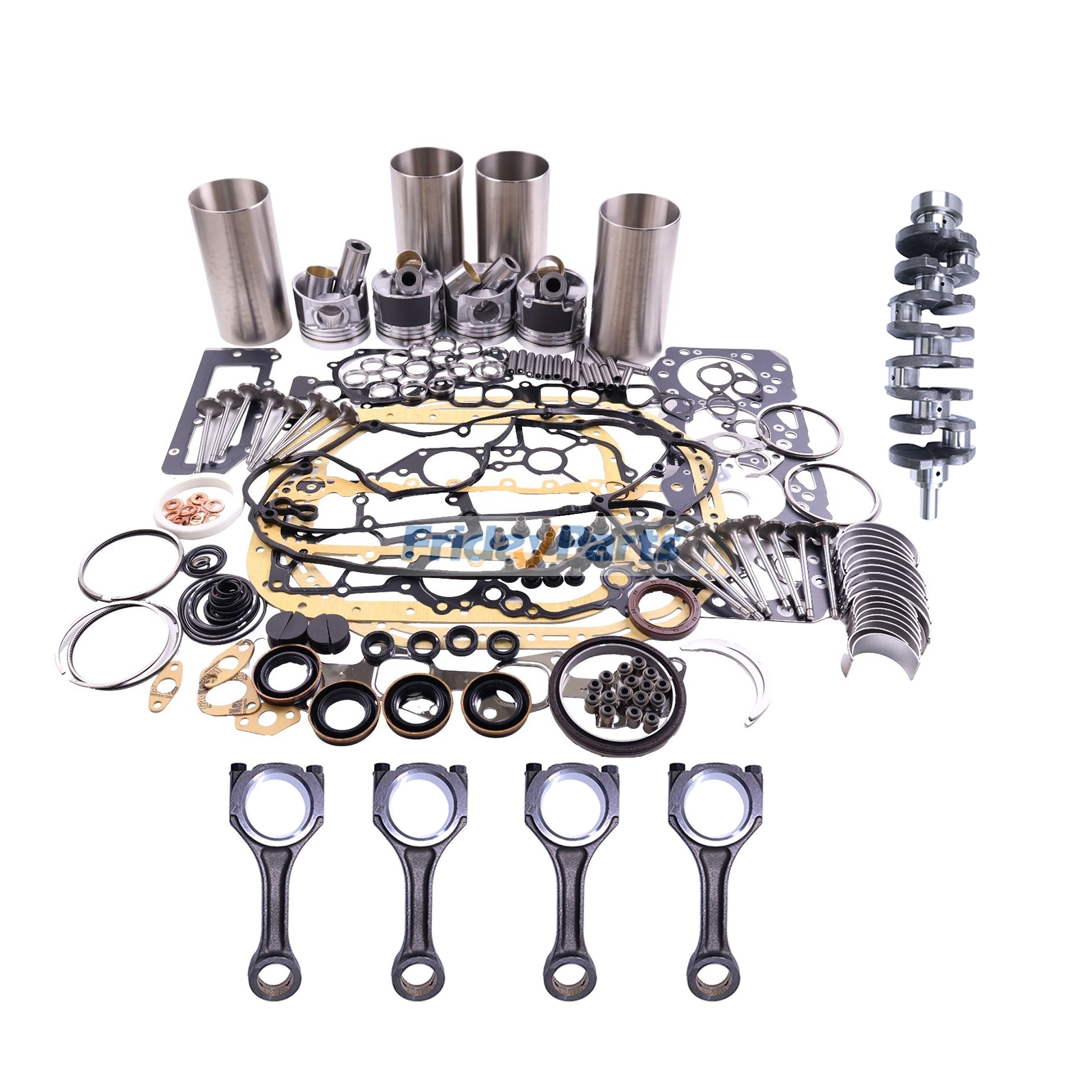 Kit di revisione per biella, albero motore e revisione generale.Per ISUZU